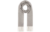 PRADA Knit Scarves Unisex Gray