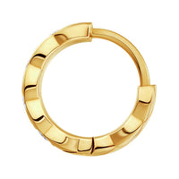CHANEL Diamond Earrings Unisex Gold