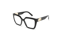 DIOR Acetate Cat Eye Eyeglass Frames Women's Black