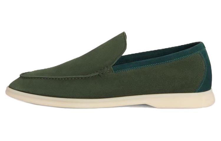 Loro Piana Summer Walk Loafers Men's Green