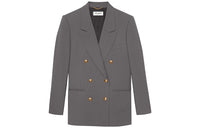 SAINT LAURENT Jackets Women's Gray