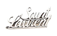 SAINT LAURENT Metal Brooches Men's Silver