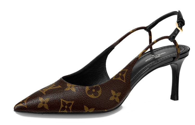 LOUIS VUITTON Chérie High Heels Women's Brown