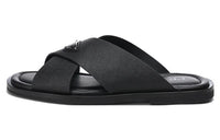 PRADA Rubber Sole Slide Slippers Men's Black