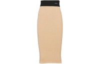 PRADA Casual Long Skirts Women's Gold