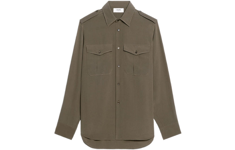 CELINE Shirts Women's Khaki