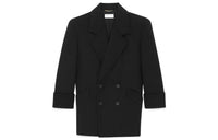 SAINT LAURENT Double-Breasted Buttoned Coat