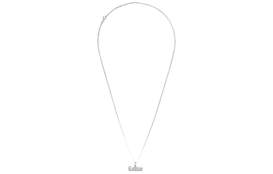 CELINE 925 Sterling Silver Necklaces Women's