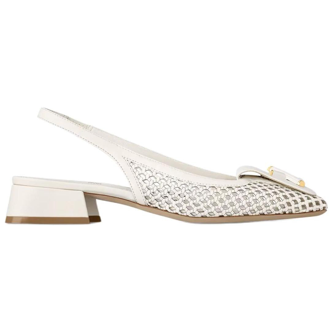 LOUIS VUITTON Shake High Heels 3cm Women's White