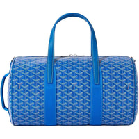 GOYARD Canvas With Calfskin Sports Bag Travel Bag Unisex Sky Blue