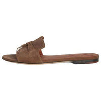Loro Piana Slide Slippers Women's Brown