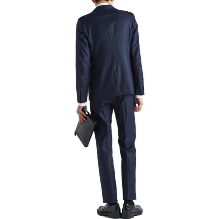 PRADA Business Suits Men Dark Blue