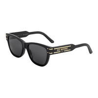 DIOR Acetate Square Sunglasses Women's Black