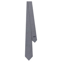 DIOR Mulberry Silk Ties Men's Dark Gray