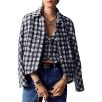 CHANEL SS23 Jackets Coats Women's Black White