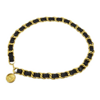 CHANEL 1990 2000s Medallion Chain Belt