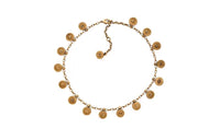 DIOR Metal Gold Plated Necklaces Women's Bronze