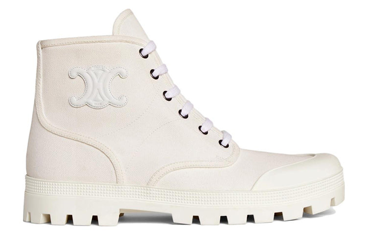 CELINE Ankle Boots Women's White