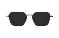 PRADA Metal Irregular Shape Sunglasses Men's Black