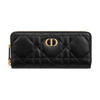 DIOR Lambskin Wallet Women's Black