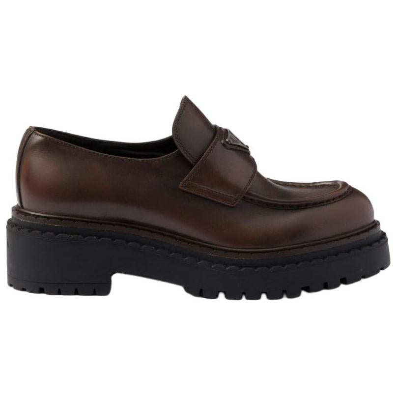 PRADA Loafers 5.5cm Women's Dark Brown