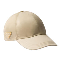PRADA Enamel, Fabric, Metal Baseball Caps Women's Beige