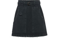 PRADA A line Denim Miniskirt