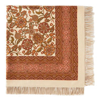 Loro Piana Graphic Print Fringed Scarf