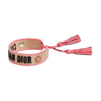DIOR Raffia Bangles Women's Pink