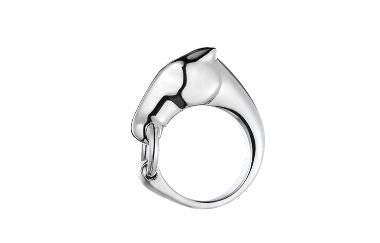 HERMES 925 Sterling Silver Rings Unisex Silver