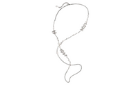 CHANEL Necklaces Women's Silver