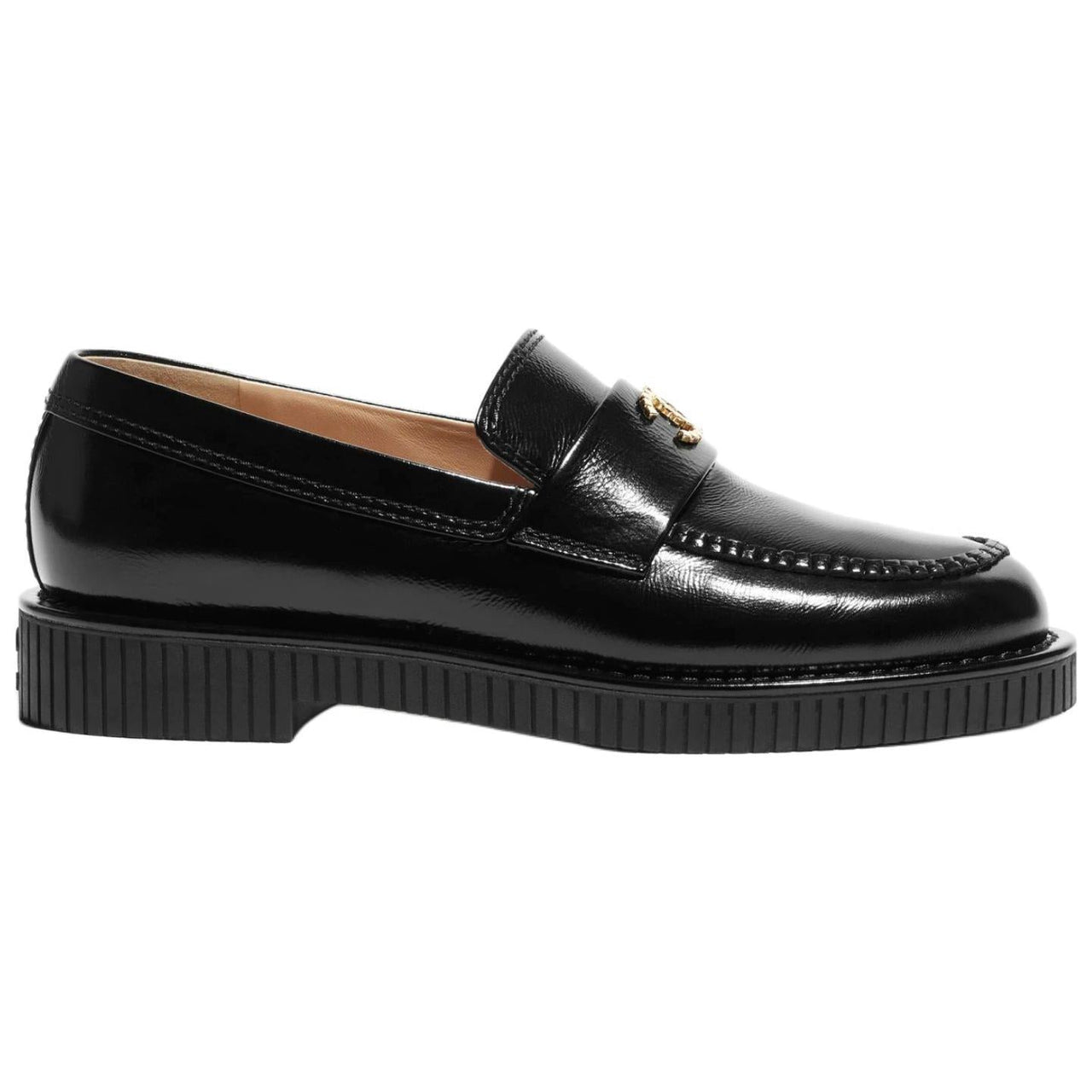 CHANEL Loafers Women's Black