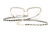 CHANEL Square Eyeglass Frames Unisex
