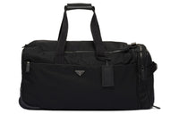 PRADA Leather Handbag Push Cart Men's Black