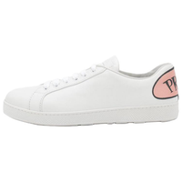 PRADA Low Top Skateboard Shoes Women's White