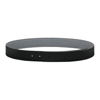 DIOR Cow Leather Belts Unisex Dark Gray Width 3.5cm
