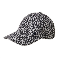 HERMES Polyamide Baseball Caps Women's Black