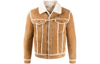 SAINT LAURENT Shearling Trucker Jacket
