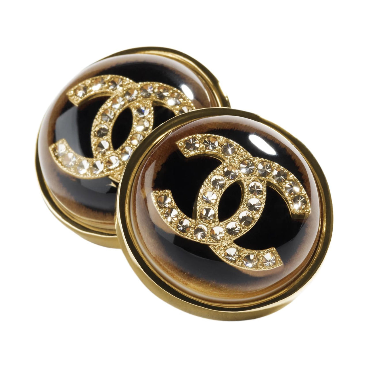 CHANEL   Earrings Women's Black