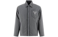 PRADA Puffer Jackets Men Gray