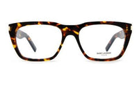 SAINT LAURENT Eyewear Tortoiseshell effect Square frame Glasses