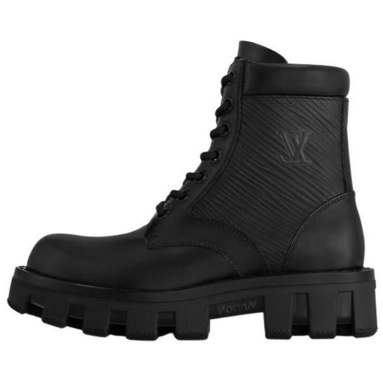 LOUIS VUITTON Ankle Boots Men's Black