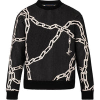 LOUIS VUITTON Knitwear Men's Black/White