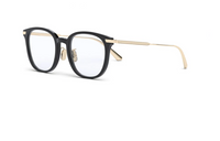 DIOR Acetate Metal Round Eyeglass Frames Women's Black