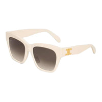 CELINE Square Sunglasses Women's Beige