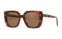 CELINE Square Sunglasses Women's Tortoiseshell