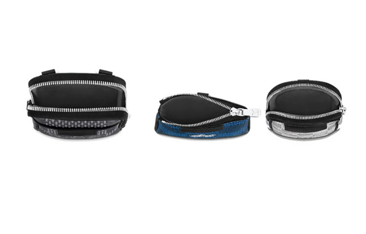 LOUIS VUITTON Canvas With Leather Handbag Cell Phone Pouch Men's Blue