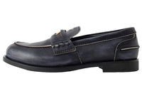 MIU MIU Loafers Women's Vintage Blue