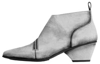 LOUIS VUITTON Trinity Ankle Boots 5cm Women's Silver
