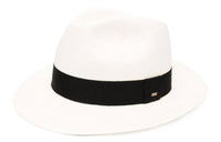 SAINT LAURENT Logo Detailed Fedora Hat